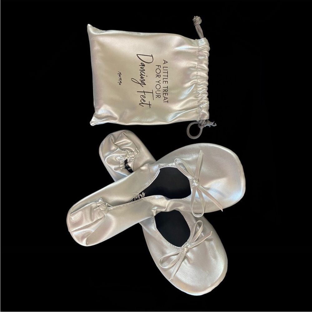 MISS TO MRS | Silver Ballet Like Dancing Flats